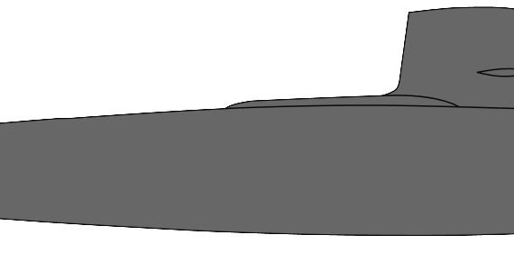 Submarine USS SSN-585 Skipjack [Submarine] - drawings, dimensions, figures